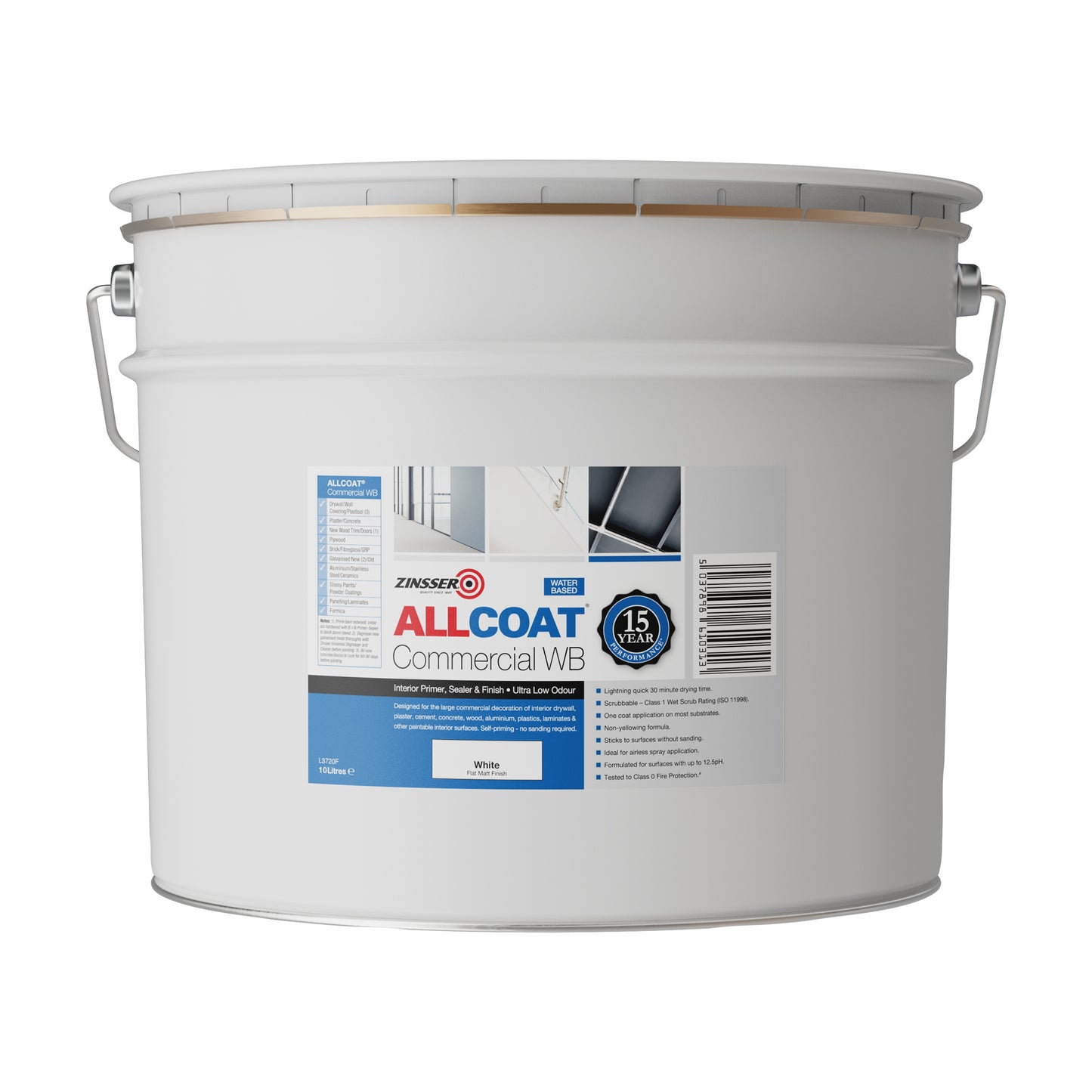 Zinsser AllCoat Commercial Interior Multi-Surface Sealer, Primer and Finish (Water Based)