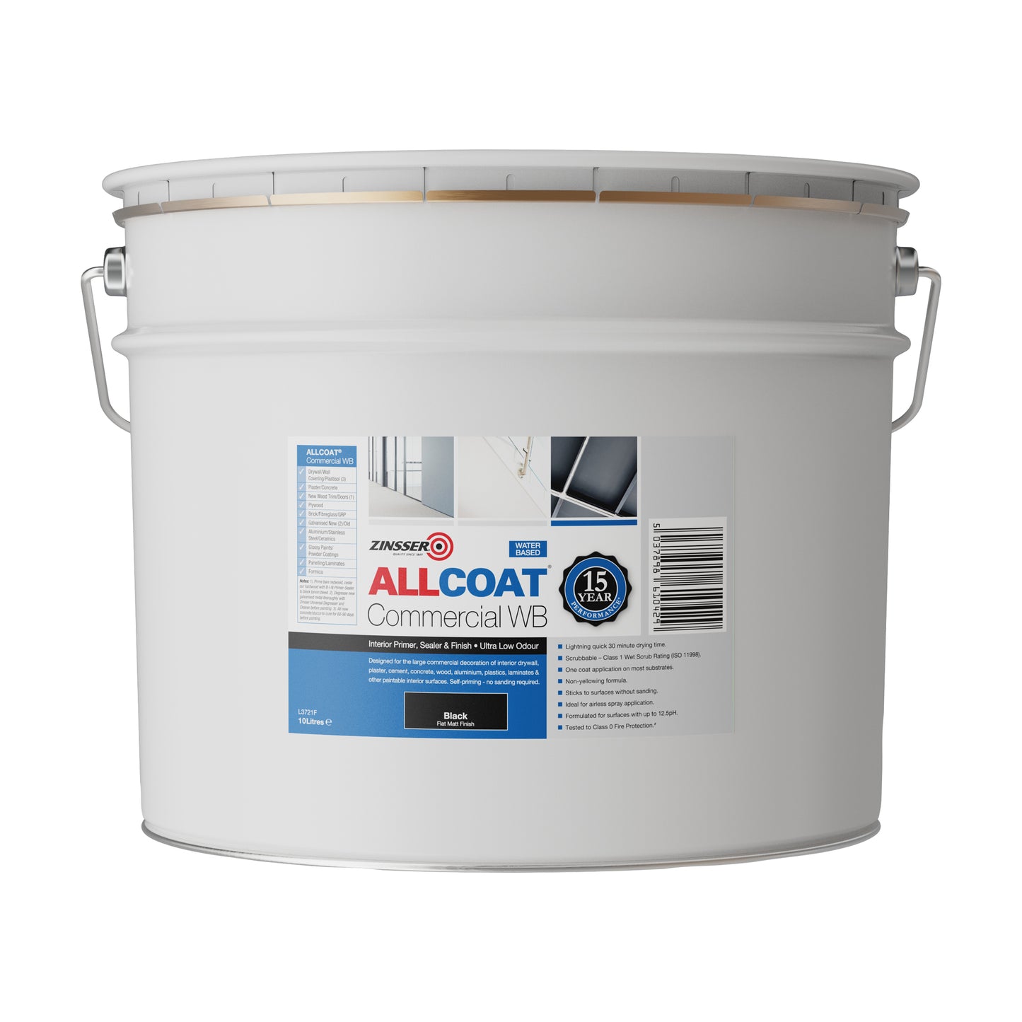 Zinsser AllCoat Commercial Interior Multi-Surface Sealer, Primer and Finish (Water Based)